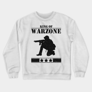 Gamer King Of Warzone Gaming Crewneck Sweatshirt